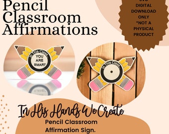 Pencil- Classroom Words of Affirmation