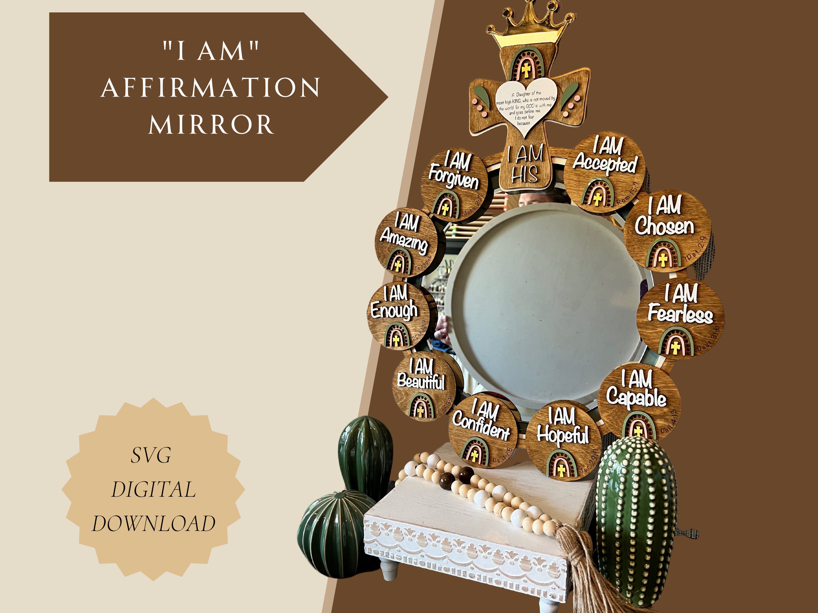 I Am Affirmation Mirror