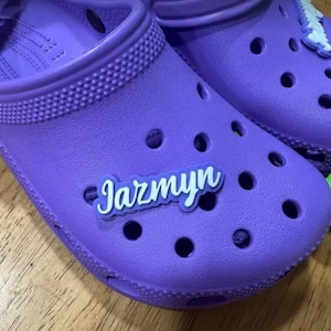 Custom 3D Printed Name Shoe Charm: Personalized Croc Accessory