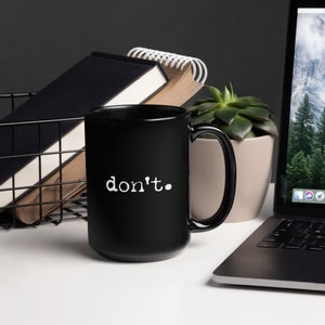Black Glossy Mug