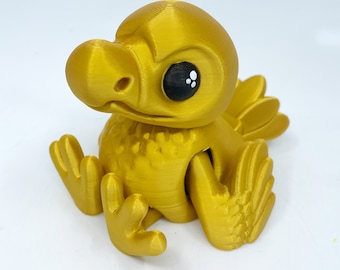 Flappy Dodo- Articulated Fidget Toy 3D Printed- ANGELJACOBOFIGUEROA Authorized Seller- Made to Order