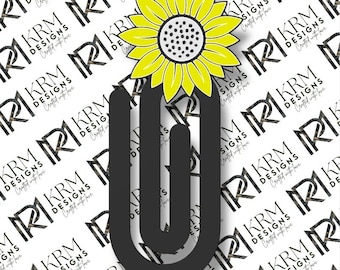 Sunflower Jumbo Paper Clip 3D File (STL & 3MF)
