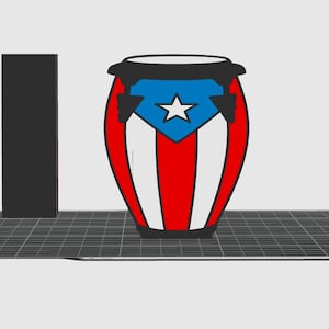 Conga Pencil Holder l Lapicero l 3MF FILE ONLY