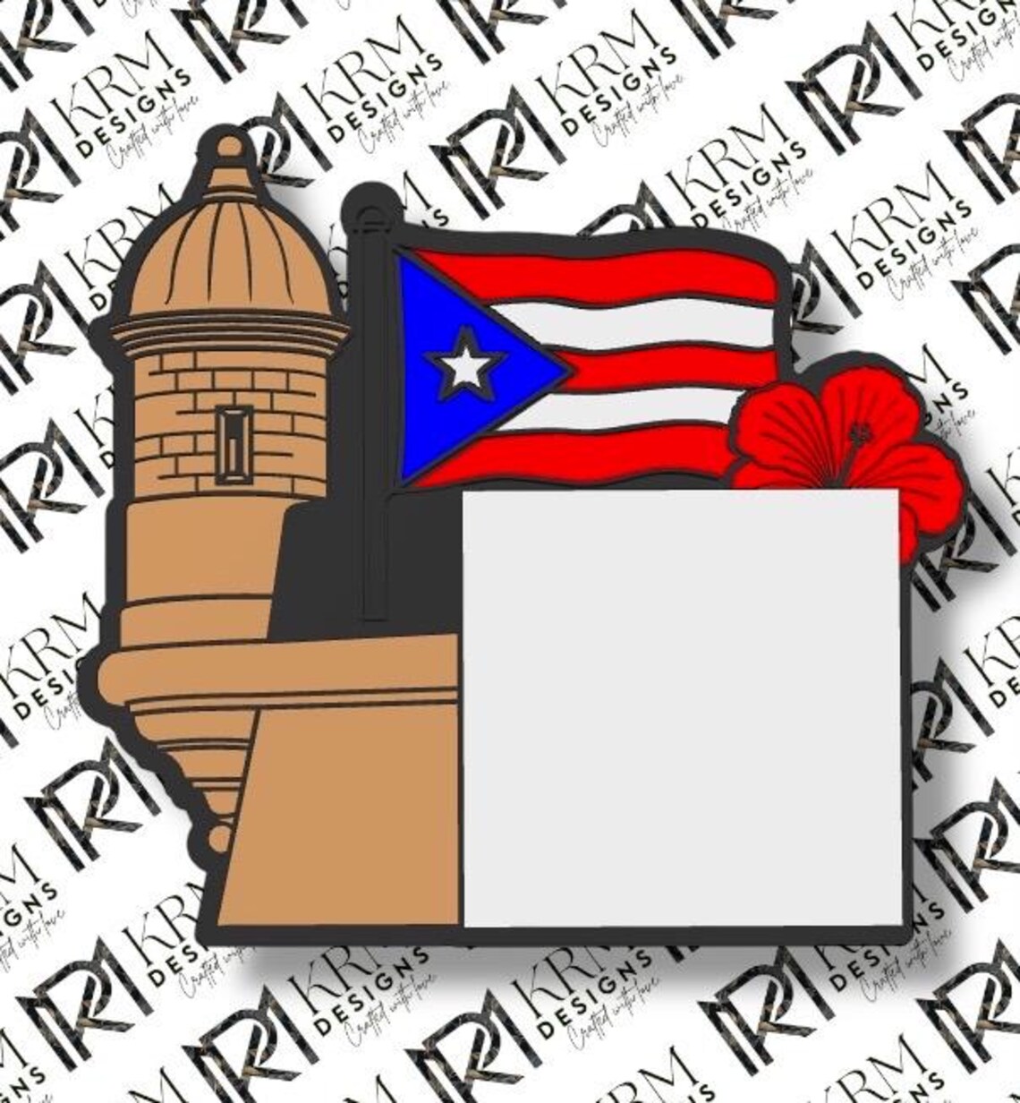 Garita De Puerto Rico Sticky Note Holder | 3MF-STL File ONLY| 3D ...