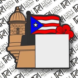 Notitiehouder Garita de Puerto Rico | ALLEEN 3MF-STL-bestanden| 3D-afdrukbestand |
