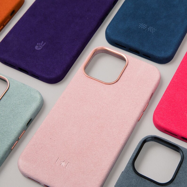 Personalized Alcantara iPhone Case, Custom iPhone Case, Customize With