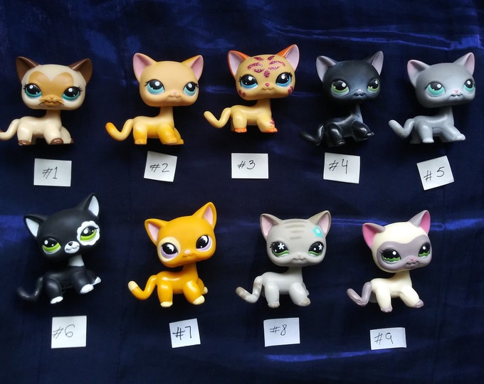 Pickapet LPS Shorthair Cat Authentic Rare Littlest Pet Shop Etsy