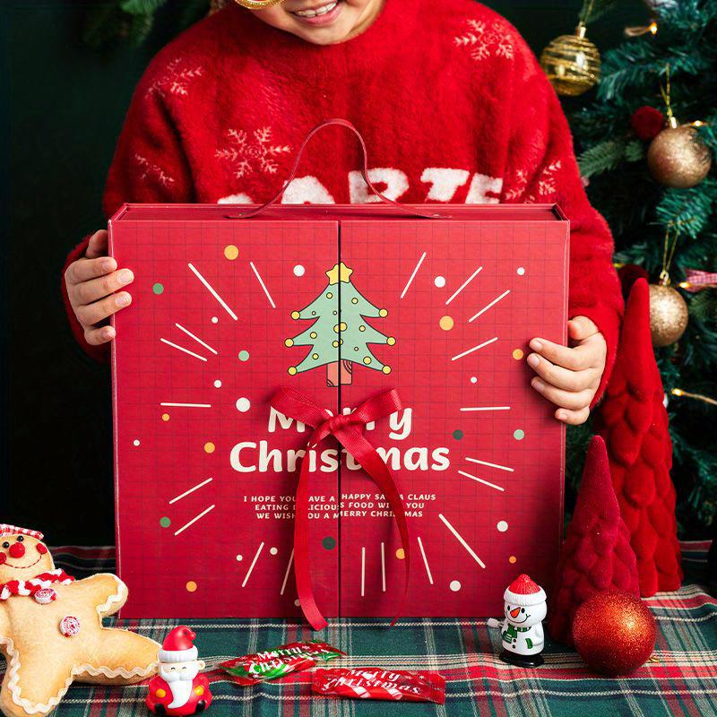 DIY Advent Calendar Countdown Box, Empty Christmas Gift Box, Blind Box Gift, Countdown Calendar Gift Box. Assemble the giftbox yourself.