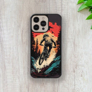 Ciclista Design Ciclismo Regali Custodia per telefono, Custodia per iPhone regalo per bici, Accessori per telefono per regali per biciclette Peloton, Giro d'Italia, Tour De France