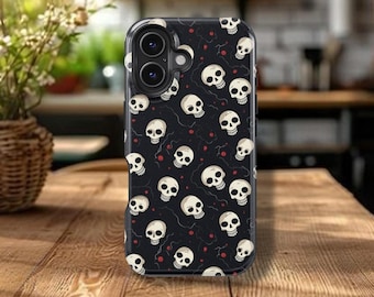 Halloween Skull Design Phone Cover, iPhone & Samsung Galaxy