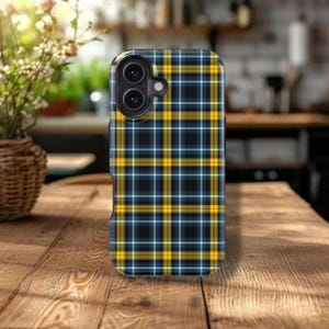 Classic Tartan Plaid Design Phone Cover for iPhone 16 15 14 13 12 11 8 Pro Max Plus iPhone Cover Samsung Galaxy S25 S24 S23 S22 S21 FE Case