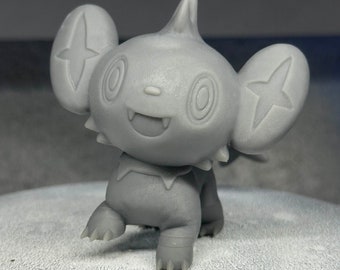 Shinx The Flash Pokémon – 3D-gedruckte unbemalte Figur