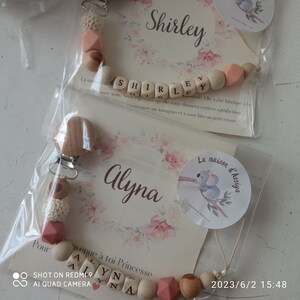 Personalized pacifier clip image 7