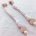 Personalized pacifier clip product logo