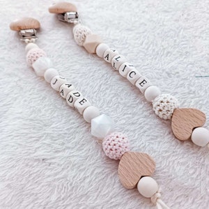 Personalized pacifier clip image 1