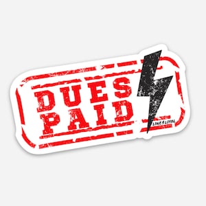 Union Stamp Sticker | Lineman Sticker | UV/Weatherproof Vinyl | Hardhat Sticker | Water Bottle Sticker | Laptop Decal