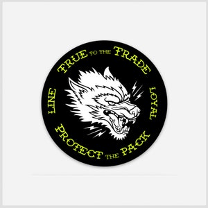 Protect the Pack Sticker | Lineman Sticker | UV/Weatherproof Vinyl | Hardhat Sticker | Water Bottle Sticker | Laptop Decal