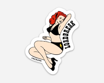 Ginger Loadbreak Sticker | Lineman Sticker | UV/Weatherproof Vinyl | Hardhat Sticker | Water Bottle Sticker | Laptop Decal