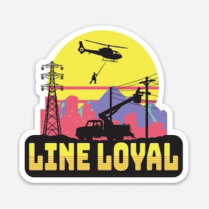 Lineman Sticker | Linemen Never Fade Sticker | UV/Weatherproof Vinyl | Hardhat Sticker | Water Bottle Sticker | Laptop Decal