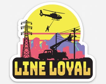 Lineman Sticker | Linemen Never Fade Sticker | UV/Weatherproof Vinyl | Hardhat Sticker | Water Bottle Sticker | Laptop Decal