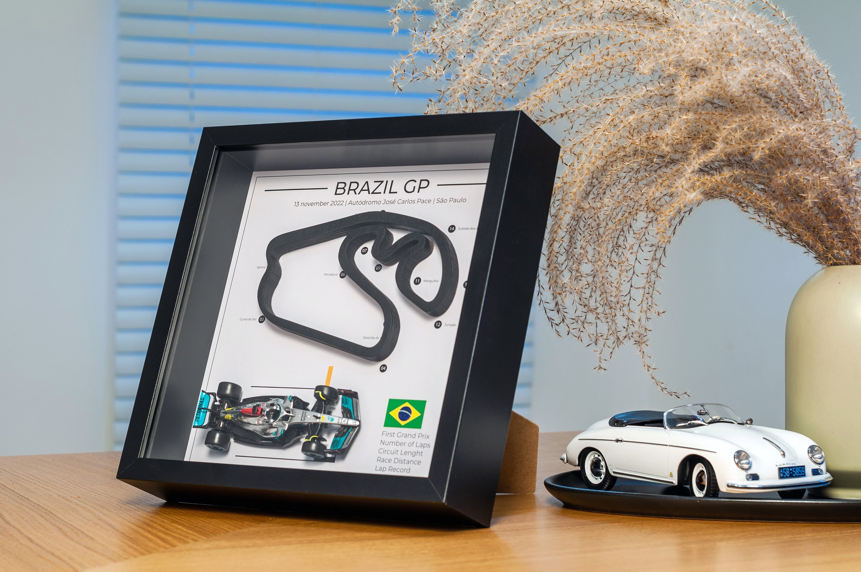 F1 BRAZIL 2022 GP Frame With the Winning Car | F1 Track Wall