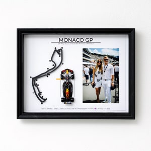 2023 GP F1 frame with your photo | Any track, any car | F1 track Wall Art | F1 gift | F1 circuit wall art