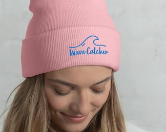 Wave Catcher Embroidered Beanie