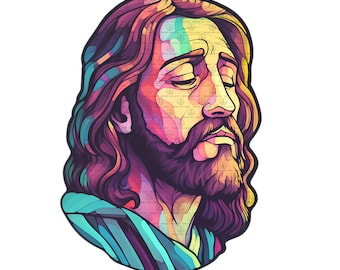 Jesus Clip Art - Sticker - Decal - PNG High Resolution -  Faith - Religious - Christian