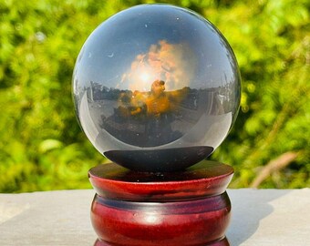 Stunning 65 MM Large Grey Carnelian  Druzy Agate Polished sphere for metaphysical crystal Healing| Home Decor| Gift to your loved one