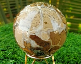 Buy Natural Fancy king cobra Jasper|Spherical | metaphysical crystal Healing Energy|Gifting