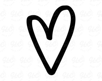 Svg bundle, Hand drawn Heart, Sketch, Doodle Heart svg, Cut File Cricut, Heart Clipart, Heart png, digital download, Heart decor, Love