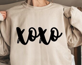 XOXO SVG, Valentine Day Shirts svg, Love svg, Cute Valentines svg, Valentine Gift, Hand written quotes, Galentine gift, Cut File for Cricut,