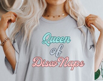 Disco tshirt for women disco nap tshirt for women gift for her disco tee graphic tshirt for women