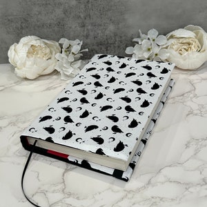 Adjustable book cover - fabric dust jacket - book sleeve - bookish gift - book accessories -  the crowening