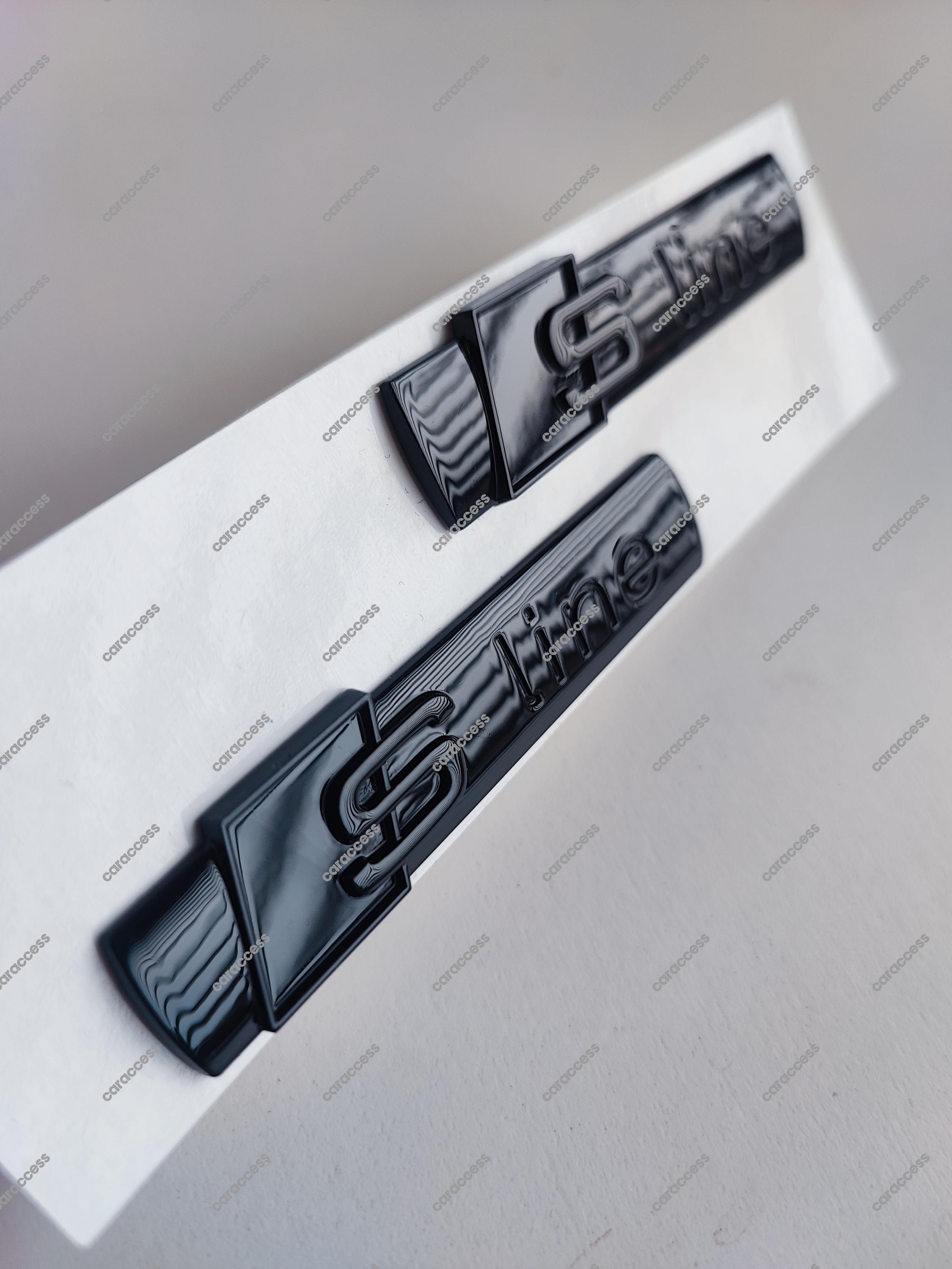 Kühlergrill Audi Emblem Original Audi-Zeichen Kühlergrill Audi Ringe Emblem Exterieur Logo Chrom Audi Zeichen Schwarz