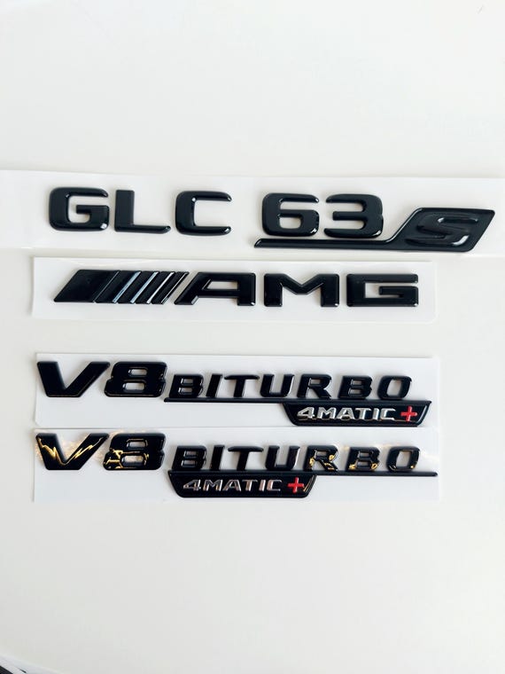 Mercedes-Benz GLC63s AMG セット、NEW グロスブラック