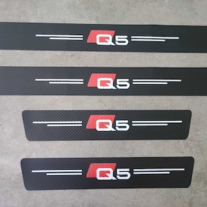 AUDI Q5 door sill car door sticker carbon decor tuning car NEW self-adhesive, anti-scratch sticker