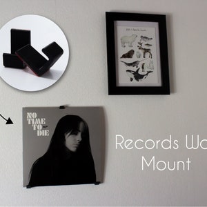 Vinyl Record Shelf Wall Mount Wooden Strip Record Holder Vinyl Shelf Curved  Edge 