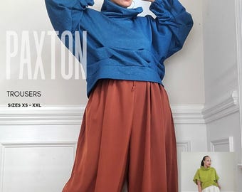 Paxton Trousers PDF Digital Pattern (XS-XXL)