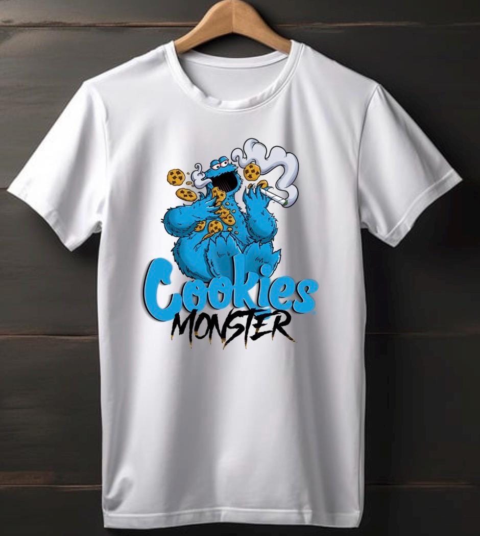 Cookie monster shirt - Etsy 日本