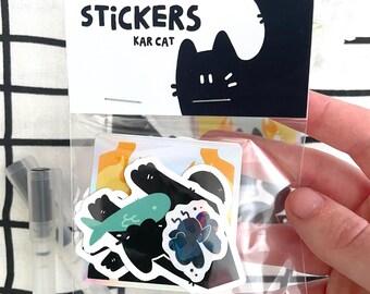 Kar Cat | 2" Vinyl Sticker Pack