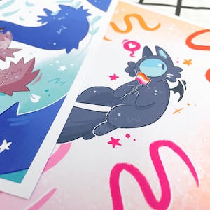 Pride Flag Cats Post Card