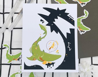 Goblin Shark Postcard Print