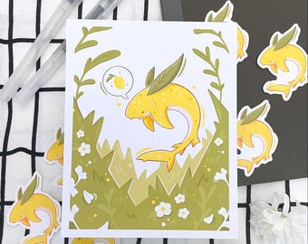 Lemon Shark Postcard Print