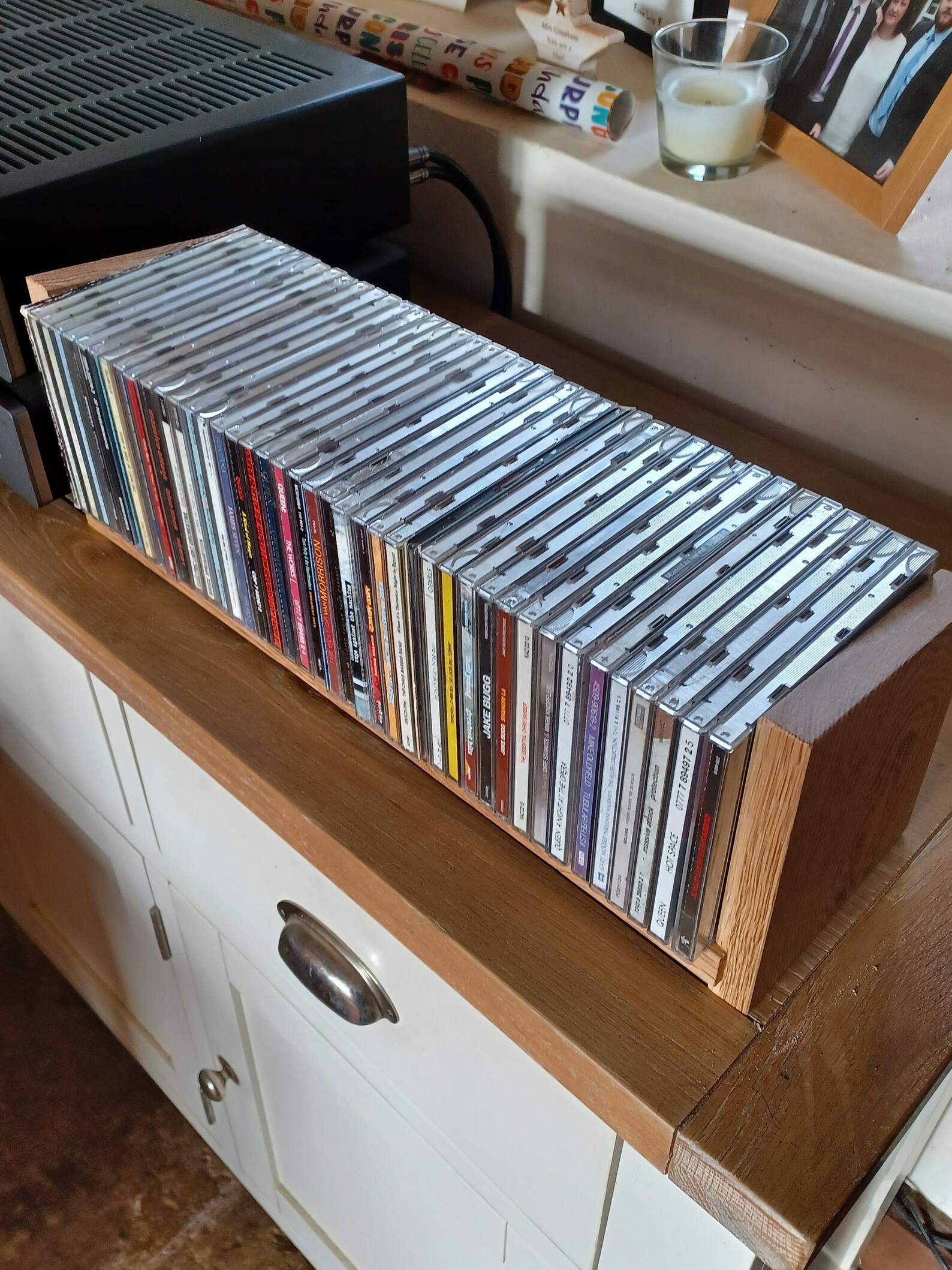 Oak Cd Display Rack - Etsy UK