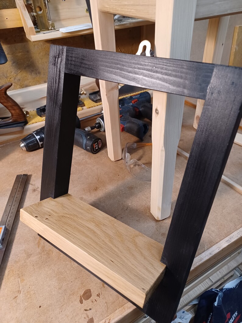 Decorative Wooden Frame with Oak Shelf bild 7