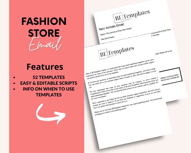 Fashion Store Email Marketing Templates Drive Sales Engagement Online ...