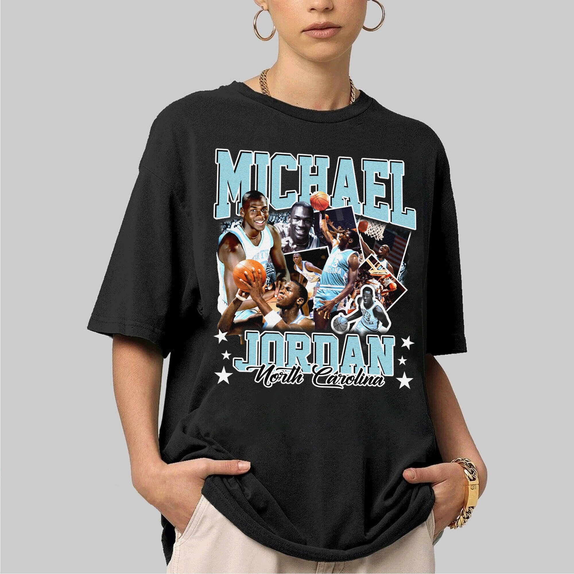 Vintage Nike Air Jordan Aj23 Tee Shirt 1990s Size Medium Made in USA