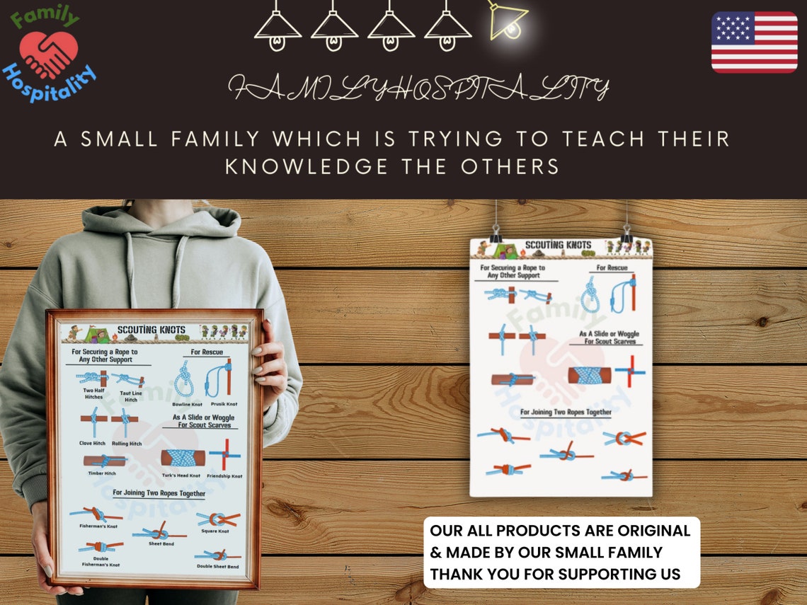 Camp Knot Bundle Flashcards Printable Scout Knot Cards Most Useful ...