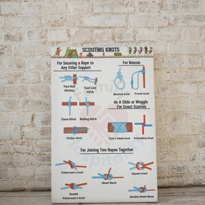 Camp Knot Bundle Flashcards Printable Scout Knot Cards Most Useful ...